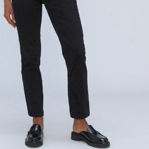 Everlane The Original Cheeky Jean - Color: Black - Size 28 Crop (26.5" Inseam)
